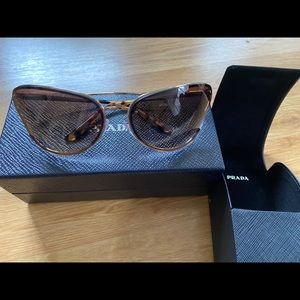 Prada butterfly sunglasses with original packaging